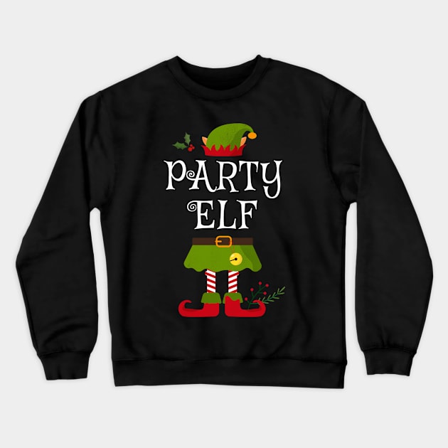 Party Elf Shirt , Family Matching Group Christmas Shirt, Matching T Shirt for Family, Family Reunion Shirts Crewneck Sweatshirt by bkls